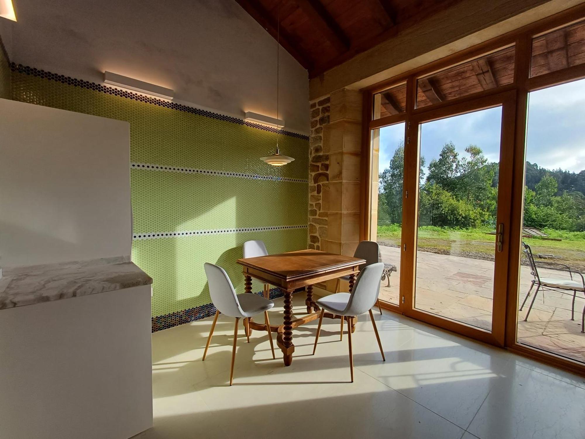 Amplio Apartamento Con Jardin En Casa Rural Haritza Con Vistas Al Mar Ea Bagian luar foto