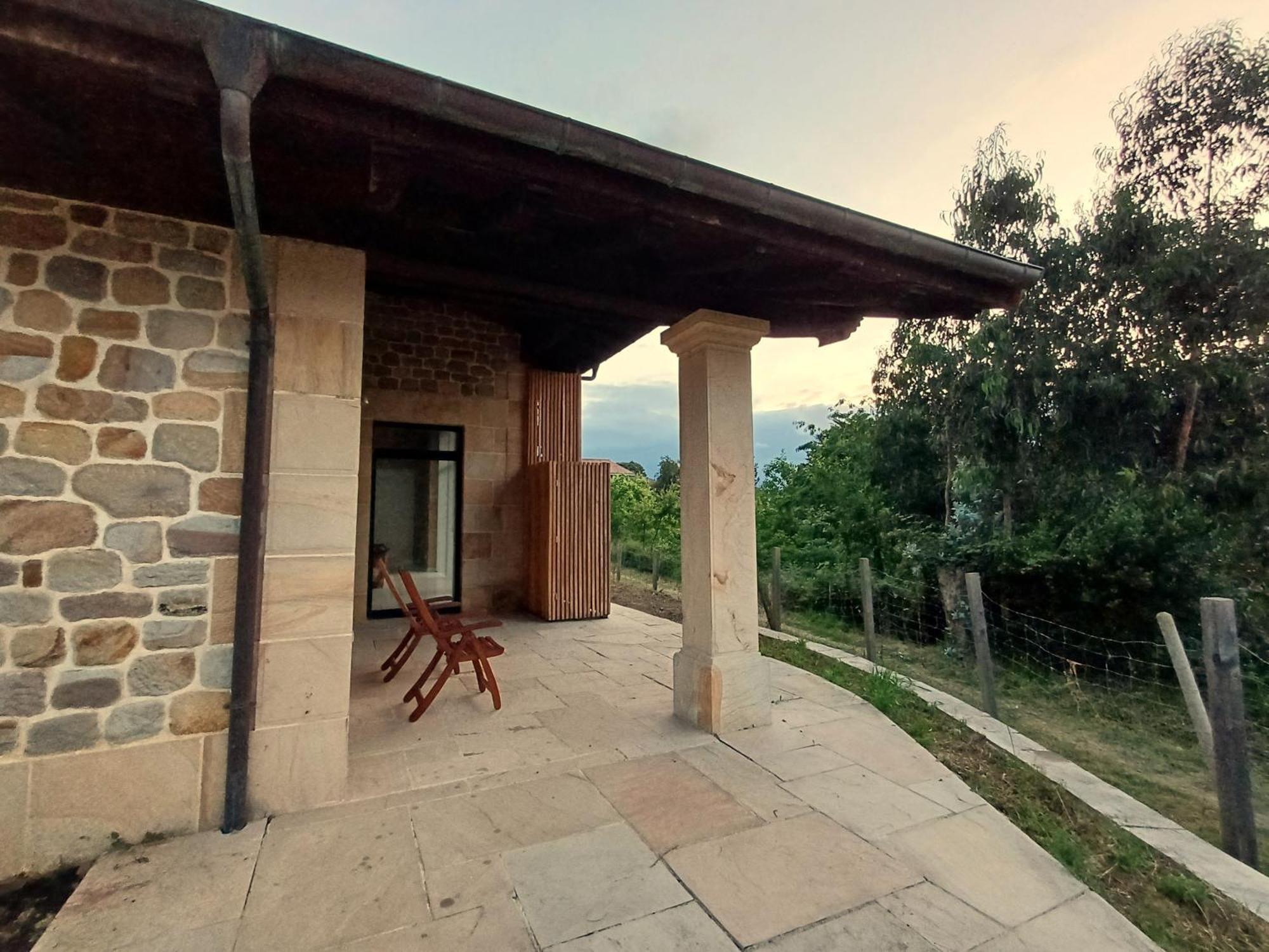 Amplio Apartamento Con Jardin En Casa Rural Haritza Con Vistas Al Mar Ea Bagian luar foto
