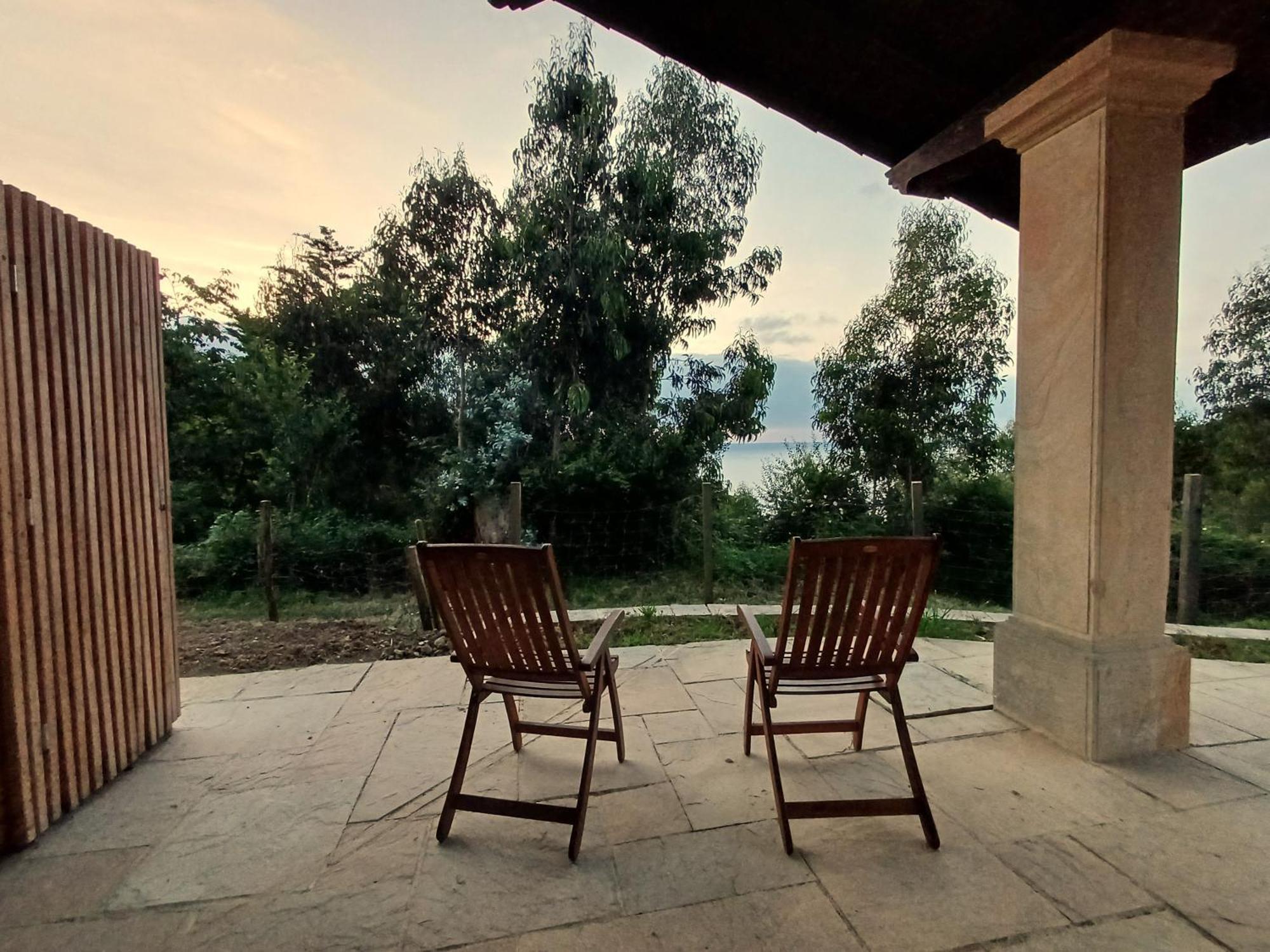 Amplio Apartamento Con Jardin En Casa Rural Haritza Con Vistas Al Mar Ea Bagian luar foto