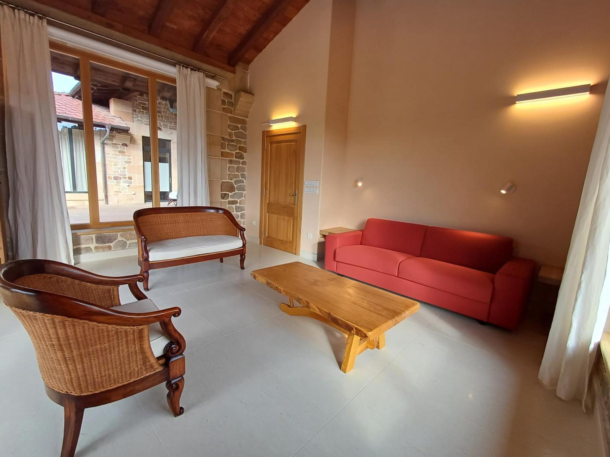 Amplio Apartamento Con Jardin En Casa Rural Haritza Con Vistas Al Mar Ea Bagian luar foto